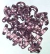 50 10mm Amethyst Angel Wing Beads